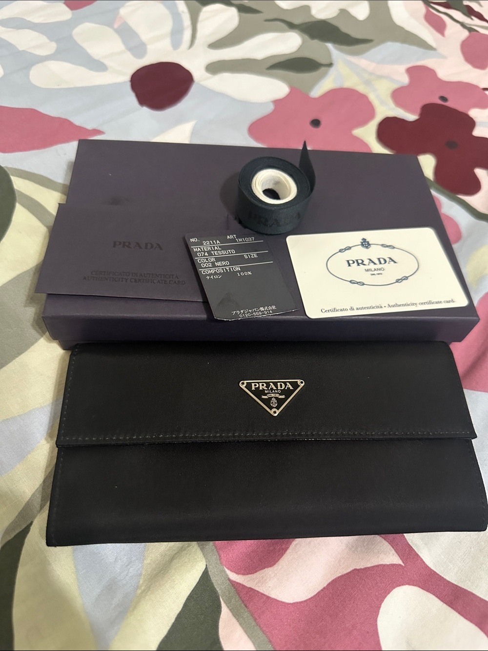 Prada Black Nylon Wallet - Picture 12 of 14